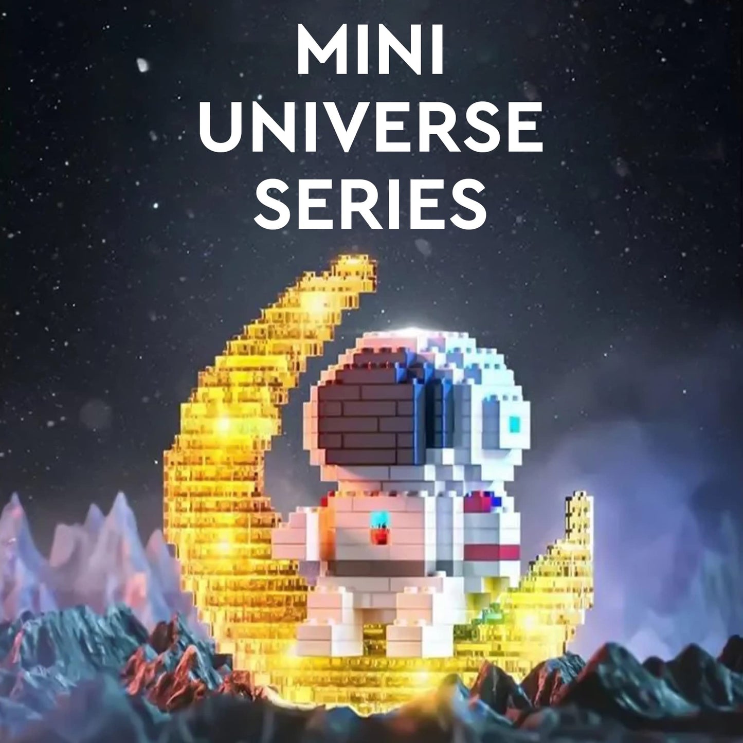 Finger Rock Mini Building Set - 388 PCS Plastic Micro Blocks for Adults, Multicolor, Model G8901, Great Gift for Teens 12+