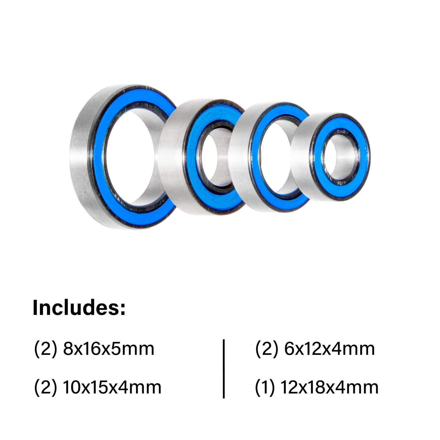Winter Evening - Front and Rear Diff for Traxxas 4x4 VXL Slash, Stampede Bearings Kit