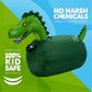 Waddle Hip Hoppers Large Bouncy Hopper Inflatable Hopping Animal Bouncer, Supports Up To 250 Pounds, Ages 5 And Up (Green Trex)
