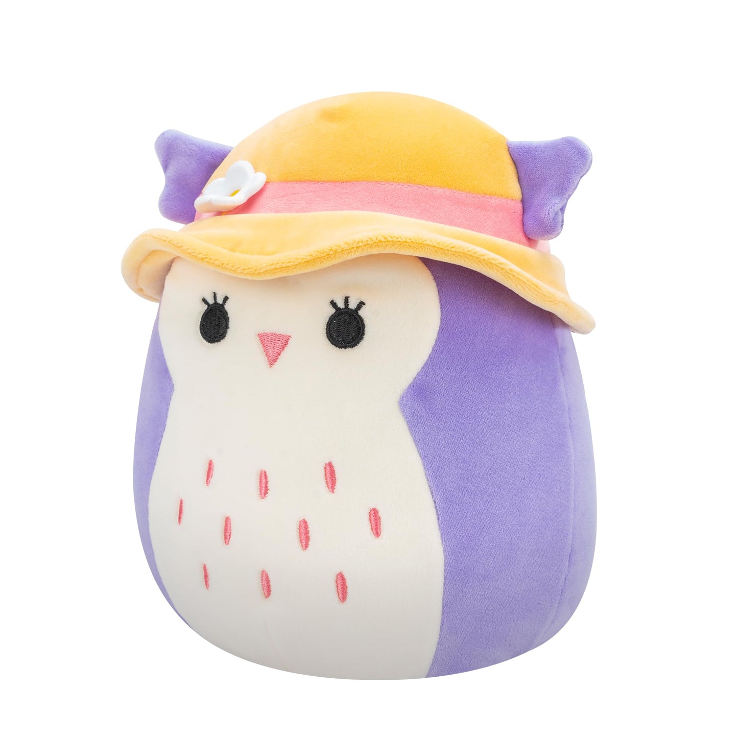 Squishmallows Original Plush Toy - Holly The Purple Owl - 19cm - Soft Polyester - Official Jazwares Model SQCR05400