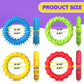 Sensory Fidget Toys For Kids Adults - 8 Pack Stretchy Fidget Bracelet | Texture & Calming Autism Sensory Toys For Special Needs Autistic Children | Calm Down Toy For Toddler Girls Boys