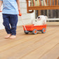 Green Toys Wagon, Orange - Pretend Play, Motor Skills, Kids Outdoor Toy Vehicle. No Bpa, Phthalates, Pvc. Dishwasher Safe, Recycled Plastic, Made In Usa.