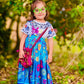 Foierp Mirabel Dress For Kids Encanto Costume For Toddler Birthday Party Cosplay Dress Up Clothes With Bag Glasses Earrings 130