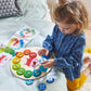HABA Caterpillar Rainbow Preschool Learning Activity with Colors & Numbers, Threading Game & Fine Motor Skills Toy for Kids, Lac