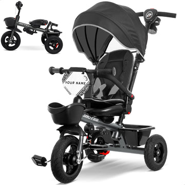 Ridyee 7-In-1 Tricycle For 18 Months To 5 Years, Rotatable Seat For Toddlers 1.5-3, Tricycle For 3-5 Years With Diy Stickers, Al