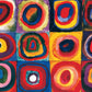 Eurographics Colour Study Of Squares By Wassily Kandinsky 100-Piece Puzzle, Multicolor