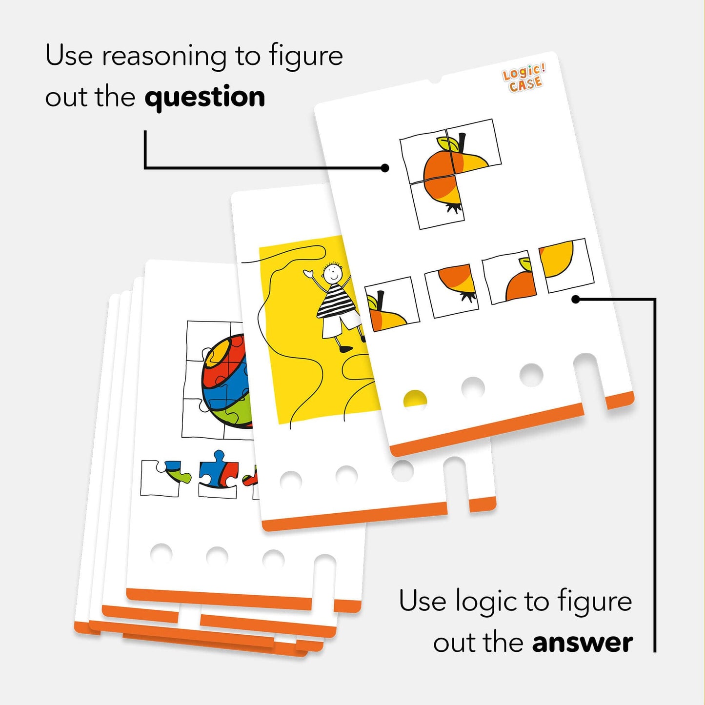Haba Logic! Case Starter Set - Brain Building Puzzles For Ages 4+
