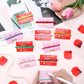 100 Pieces Valentine Knot Bracelets with Card Neon Rope Woven Friendship Bracelets for Kids Adjustable Rope Bracelets Bulk for G