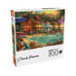 Buffalo Games Large Island Time Jigsaw Puzzle - 21.25"x15", Multicolor Cardboard, Model 22516 - Perfect for Game Nights