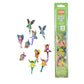 WILD REPUBLIC Fairy Figurines Tube - 10 Plush Fairy Figures in Multi-Color, 5 Poses, 10 Piece Set, Model 20810