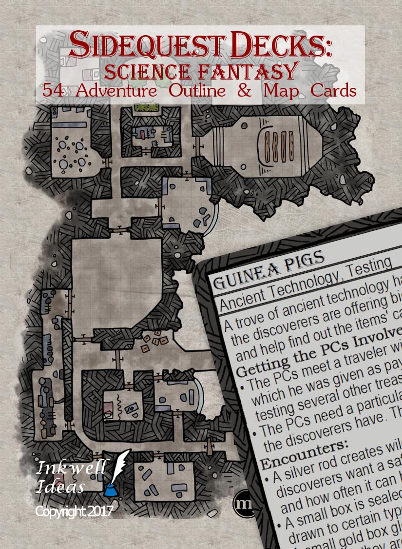 Inkwell Ideas Sidequest Decks: Science Fantasy