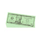 LEARNING ADVANTAGE Ten Dollar Play Bills - Set of 100 $10 Paper Bills - Designed and Sized Like Real US Currency - Teach Currenc
