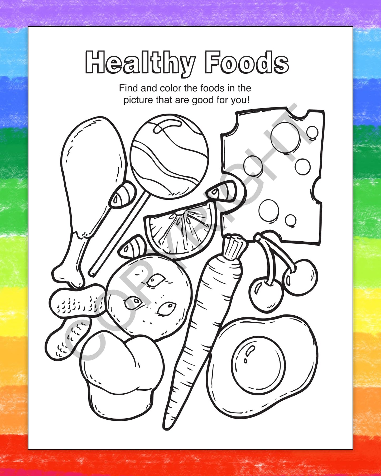 ZOCO - Practice Healthy Habits Coloring Books for Kids (50 Bulk Pack, Without Crayons) - Hygiene, Exercise & Nutrition Activitie