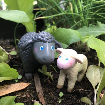 Haba Little Friends Lamb - 2.25' Farm Animal Toy Figure