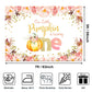 Avezano Pumpkin 1st Birthday Backdrop Girl Our Little Pumpkin is Turning One Decorations 7x5ft Fall Pink and Gold Pumpkin First