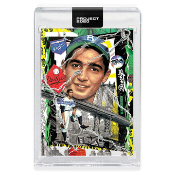 Topps Project 2020 Sandy Koufax Encased Baseball Card #99-1955 Topps Baseball By Tyson Beck