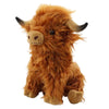 Highland Cow Stuffed Animal  Highland Cow Plush for Kid Girls Boys  Realistic Scottish High Land Cows Plush Toys Fluffy Juguetes De Peluche Cattle Gift for Birthday Christmas Valentine 10.5 inch Brown