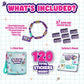 STICKI ROLLS Sticki Book - Wearable Sticker Bracelet with 120 Mini Stickers, Multicolored, 3.66 x 4.21 x 1.42 inches,