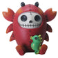 Summit Collection Furrybones Scuttle Signature Skeleton In Lobster Costume With Sea Horse