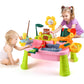 DFDKDJDU 2026 Upgraded Water Table for Toddlers 1-3, Water Table for Kids Ages 4-8 with Pump, Play Sink with Running Water, Kitc