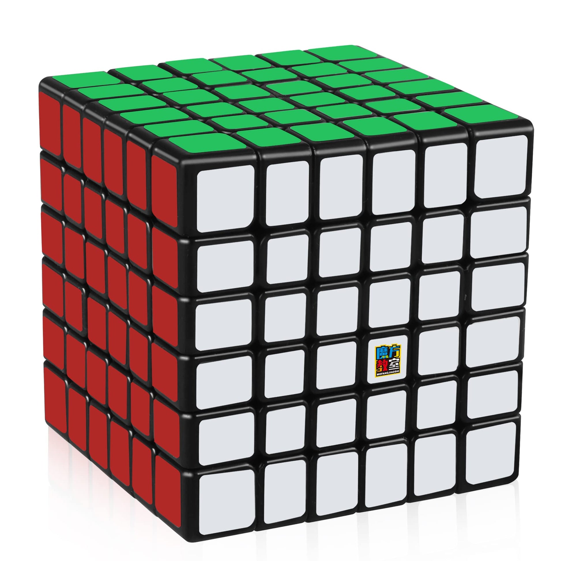 D-Fantix Cubing Classroom Meilong 6X6 Speed Cube 6X6X6 Magic Cube Puzzle Toy Black