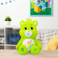 Care Bears 14" Do-Your-Best Bear - Plush Stuffed Toy, Soft Fabric, Green, Model 22083