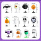 Mgparty 24 Pcs Halloween Jumping Popper Spring Toys For Kids, Halloween Party Favors, Goodie Bag Stuffers, Pinata Fillers, Holiday Gifts For Boys Girls