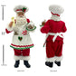 Amyoxu 11-Inch Cooking Chef Santa With Gingerbread House,Resin Statue Santa Figurine Christmas Decoration Ornament Xmas Gift