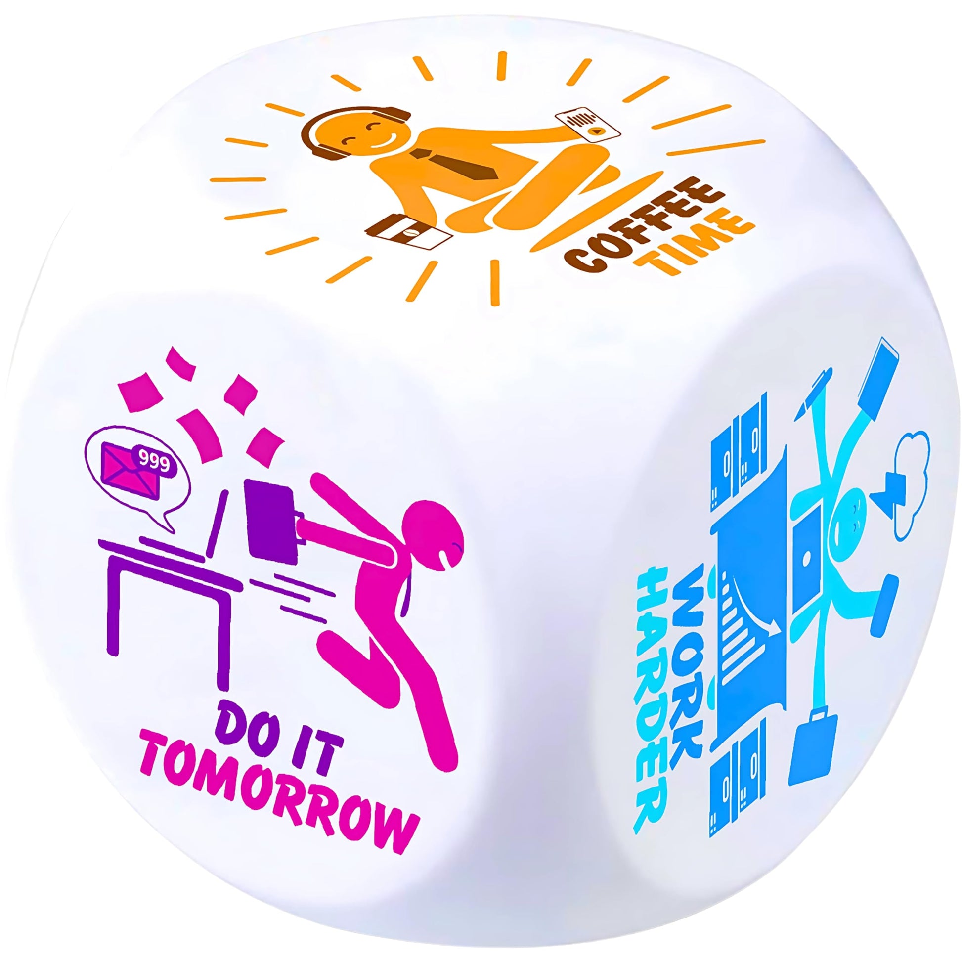 Funny Coworker Gifts - Stress Relief Gifts for Women Men - Squishy Fidget Toys - mature-themed Fidget Toys - Stress Cubes - Stress Balls for mature-themeds - White Elephant Gifts