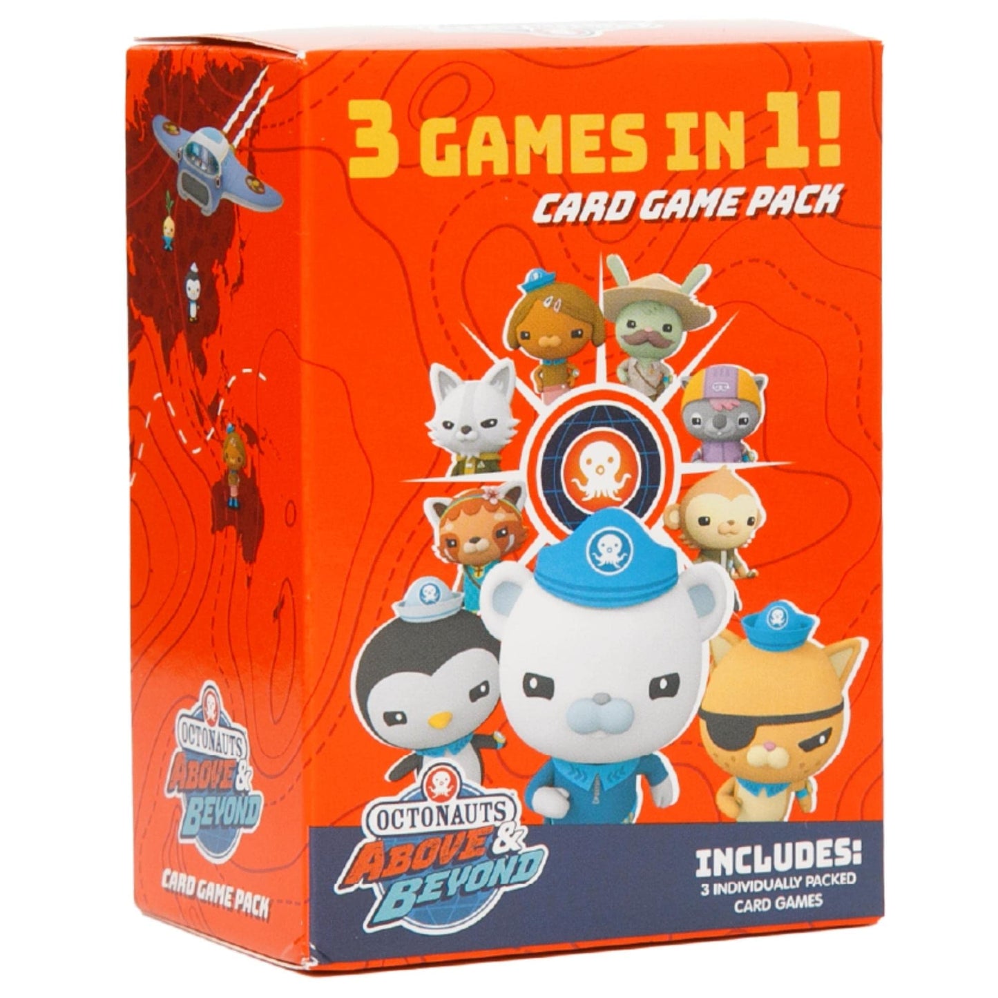 Mighty Mojo Octonauts Card Games Set - Memory, Go Fish & Old Maid - Fun Family Game for Kids - Cardstock - Perfect for Parties & Easter Baskets