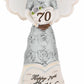 Pavilion Gift Company - Happy 70Th Birthday - 6' Ebony African American Angel Figurine Religious Best Friend Bestie Bff God Jesus Lover Christian Christ Gift Present