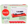 Auto World - Acrylic Display Case (6 Pack) Coca-Cola Red Base, 1:64 (Awdc022)