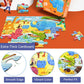 Jumbo Floor Puzzle for Kids, Large Jigsaw Puzzles 24 Piece for Kids Ages 3-5,Preschool Learning & Education Toys, Gifts for 4-8