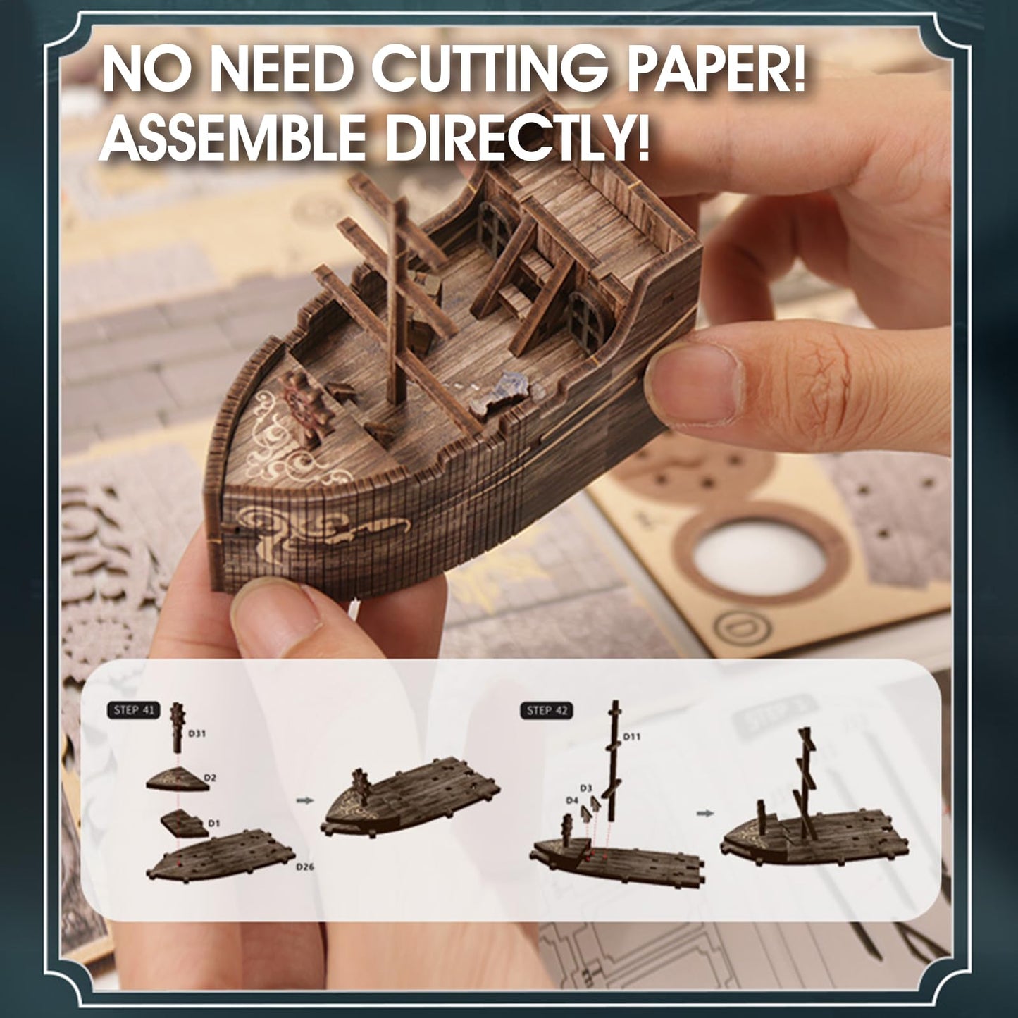 Vaki Vaki Book Nook Kit With Dust Cover & Led Light, Diy Miniature House Kit For Birthday Valentine'S Day, 3D Wooden Bookends Pu