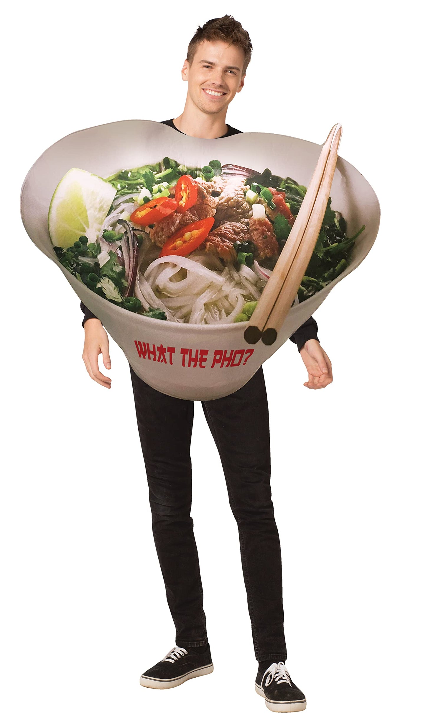 Rasta Imposta Pho Noodle Bowl Halloween Costume White