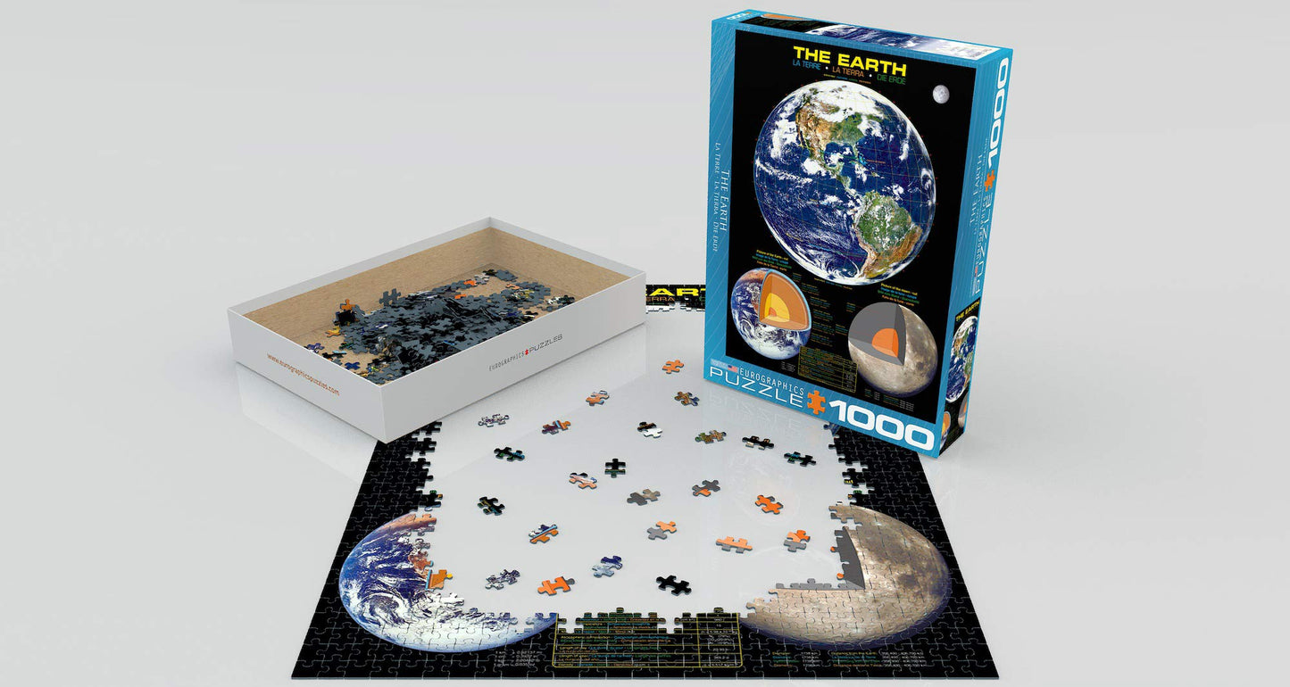 Eurographics The Earth 1000 Piece Puzzle
