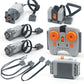 Motors Kit Set, Compatible With Technical Parts, Power Function Electronic Engine Remote Control, Power Up Robotic Bricks Educational Toys