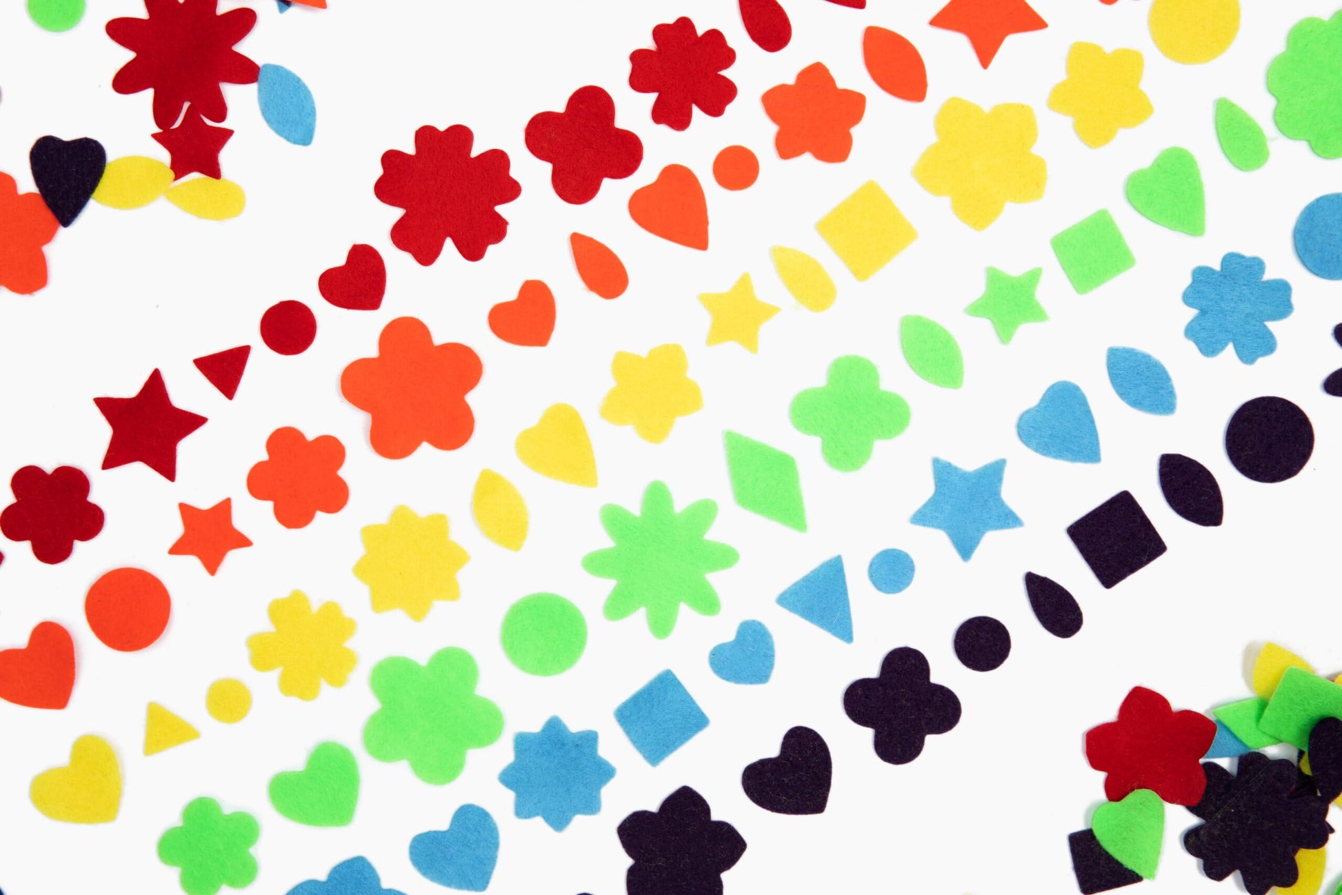 Roylco Felt Shapes, Assorted