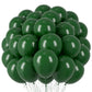 Voircoloria Dark Green Balloons, 66Pack 12Inch Green Latex Party Balloons For Birthday, Graduation, St. Patrick'S Day, Christmas
