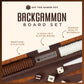 Get The Games Out Backgammon Set - Small Travel Board Game, Brown Wood Case with Strategy Guide & 15 Game Pieces