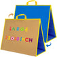 large Felt Flannel Board 22.8*19.7 In,Felt Story learning Board for Toddlers,Classroom,Preschool,Kiddie Corner, Interactive,Fold