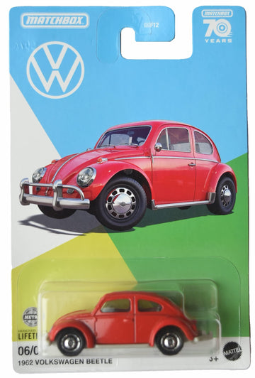 Matchbox 1962 Volkswagen Beetle, Red