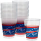 Amscan Blue & Red Buffalo Bills Plastic Cups - 16 Oz, (25 Pack) - Durable & Reusable Party Cups, Perfect Drinkware For Game Day Celebrations & Tailgate Events