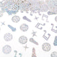 240 Pcs Disco Table Confetti, Glitter Table Confetti Disco Party Decorations Disco Ball Musical Note Microphone Star Confetti fo