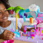 Polly Pocket Playset - Pollyville Flamingo Fun Car Wash with 2 Micro Dolls, Water Play Accessories, Multicolor, Model HHJ05