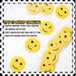 Sinload 8 Pieces Smile Face Party Decorations Yellow Smile Garland Banners Preppy Smile Paper Cutouts for One Happy Dude Birthda