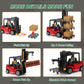 Mscredse Remote Control Forklift Cranes 11 Channel 2 Mode RC Forklift Truck with Spray Sound and Lights Construction Toys 2.4Ghz