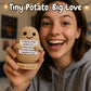 Got you a little something Daughter Gifts - Handmade Positive Crochet Potato Doll with 30 Signs - Birthday Gifts for Daughter  Bonus Step Child  Grown mature-themed Daughters Present