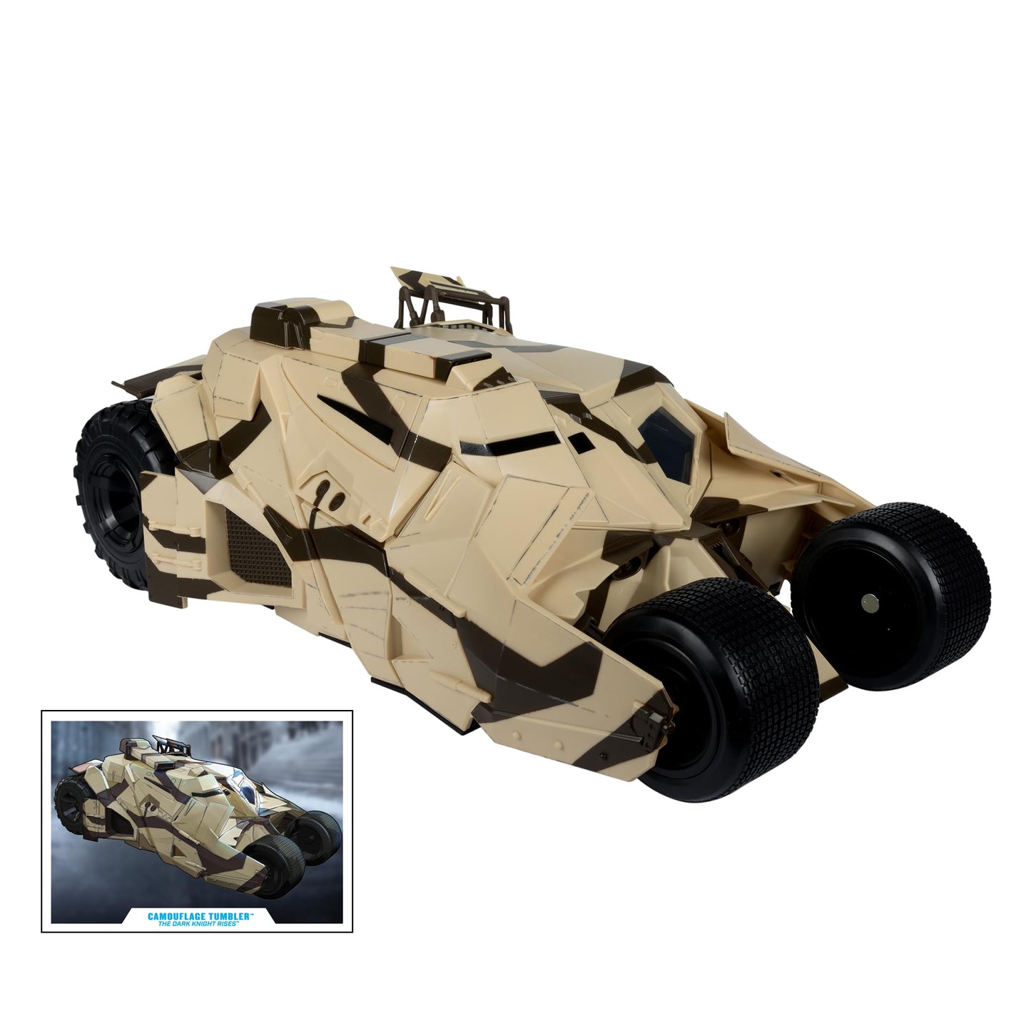 McFarlane Toys DC Multiverse Camouflage Tumbler Vehicle, Gold Label, Multicolor, Model 17296, Plastic