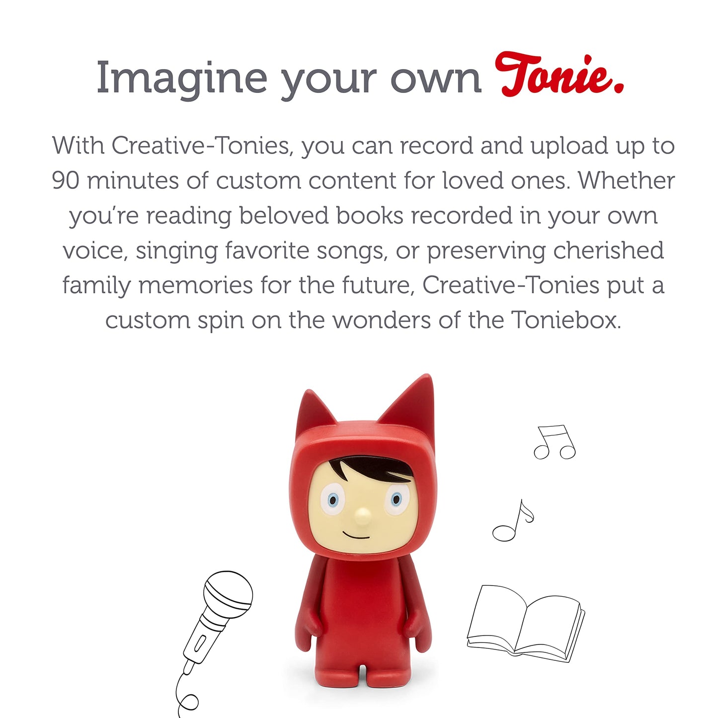 Tonies Creative Audio Character - Red/Light